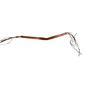 Amiee Lynn Leather Fringes Tie Belt Women Medium Large Brown Hippie Boho Western